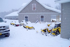 Snowmobiling