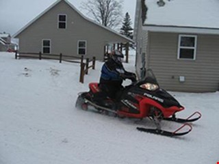 Snowmobiling