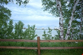 View from bluff